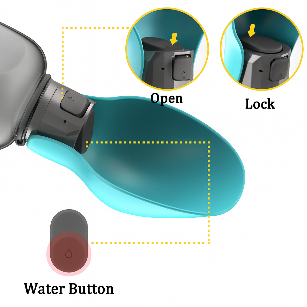 HydroPet — Portable Pet Water Bottle